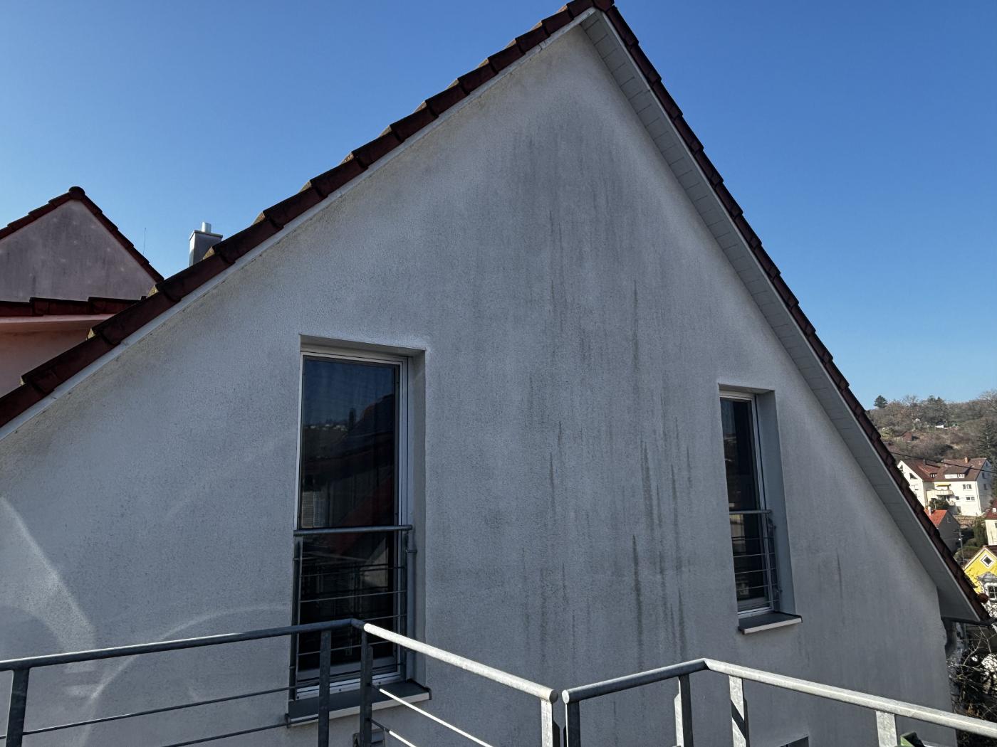 Hausfassade vor der Fassadenreinigung in Stuttgart